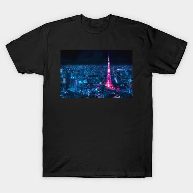 Tokyo Tower T-Shirt by TokyoLuv